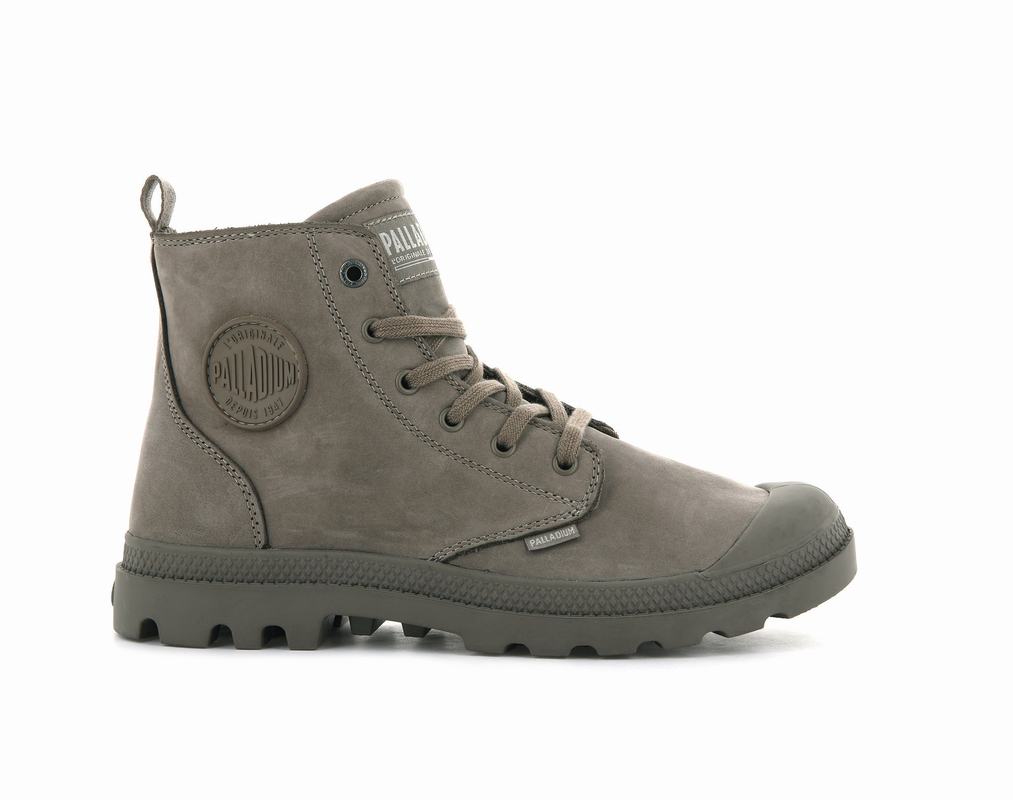 Palladium Pampa Hi Zip Nbk Mens Boots Light Brown Australia [KZRCAV-396]